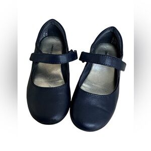 Girls Navy Land's End Maryjanes